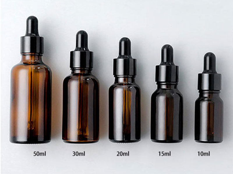 Amber Glass Dropper Bottles