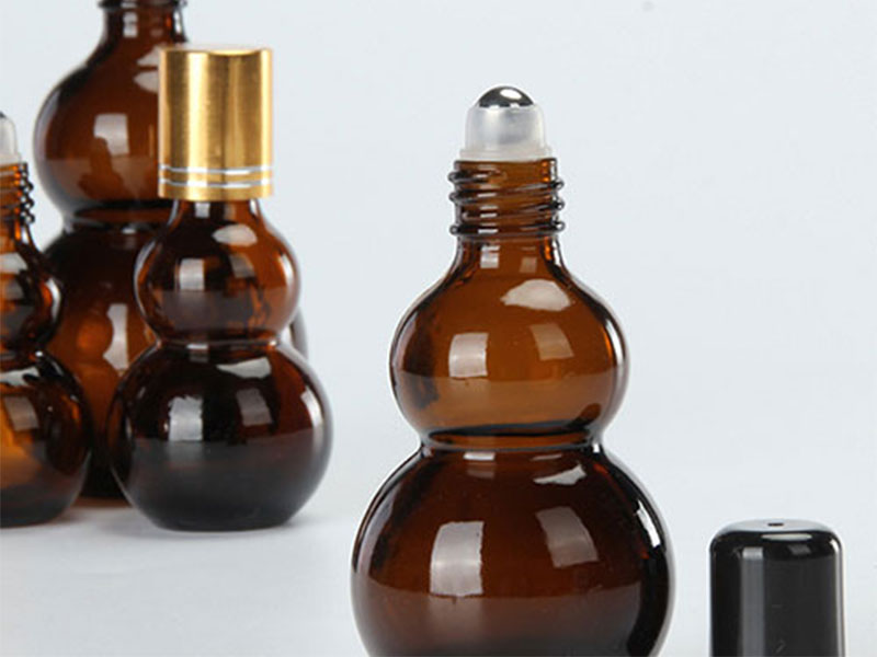 Amber Glass Roller Bottles