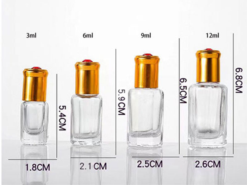 Clear Glass Roller Bottles