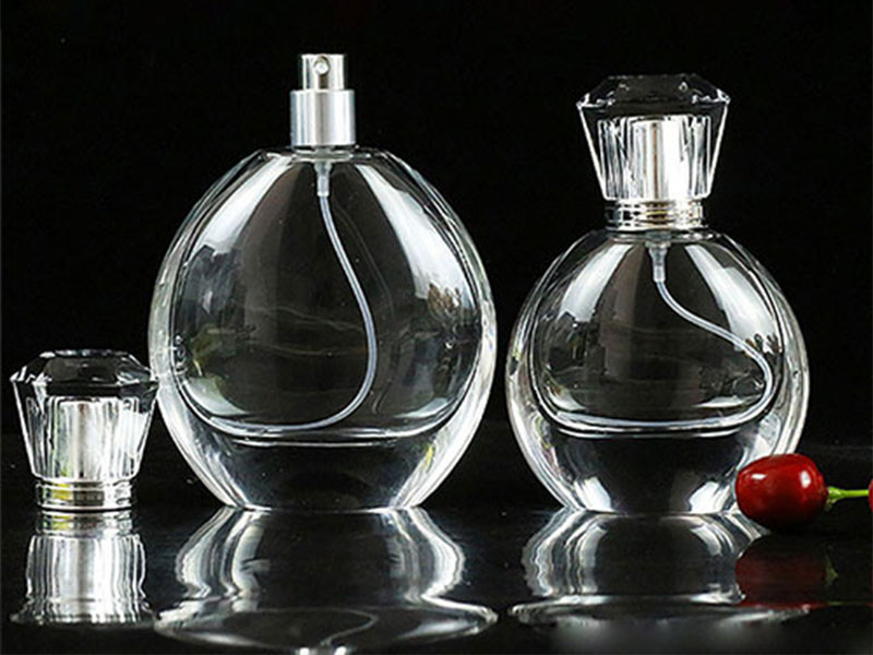 Flat Round Perfume Bottles