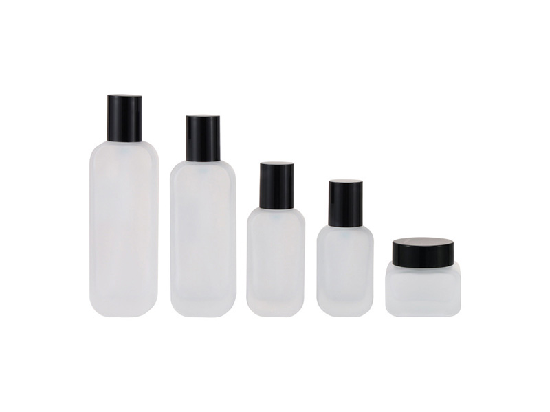 High-end frosted cosmetics dispensing bottles