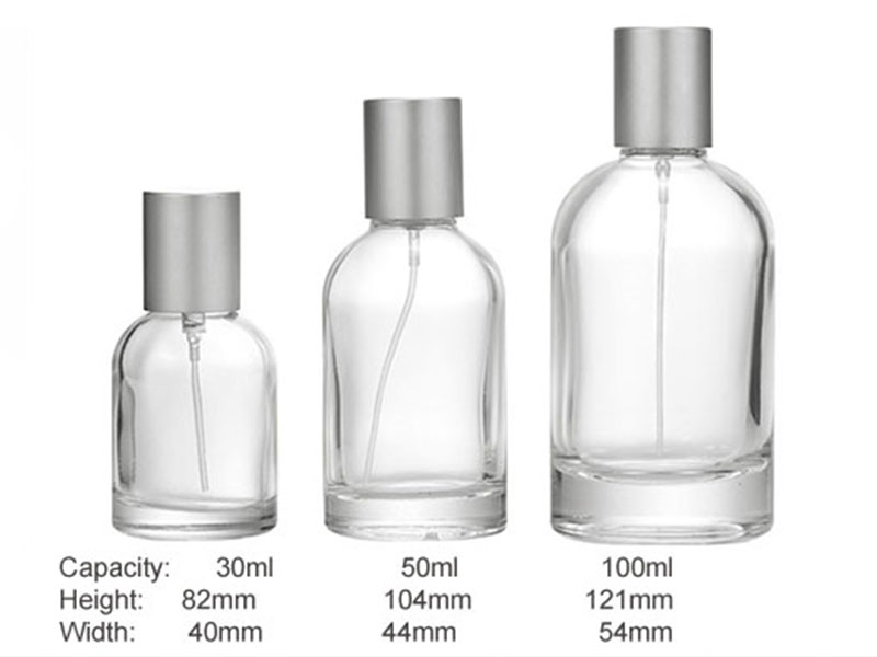 Round Glass Perfume Bottles