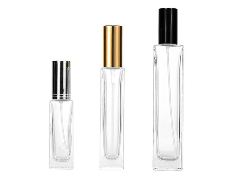 18 Screw Mouth Square Glass Spray Perfume Bottle 30ml-100ml