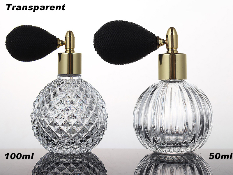 Exquisite diamond glass perfume bottle with atomizer6