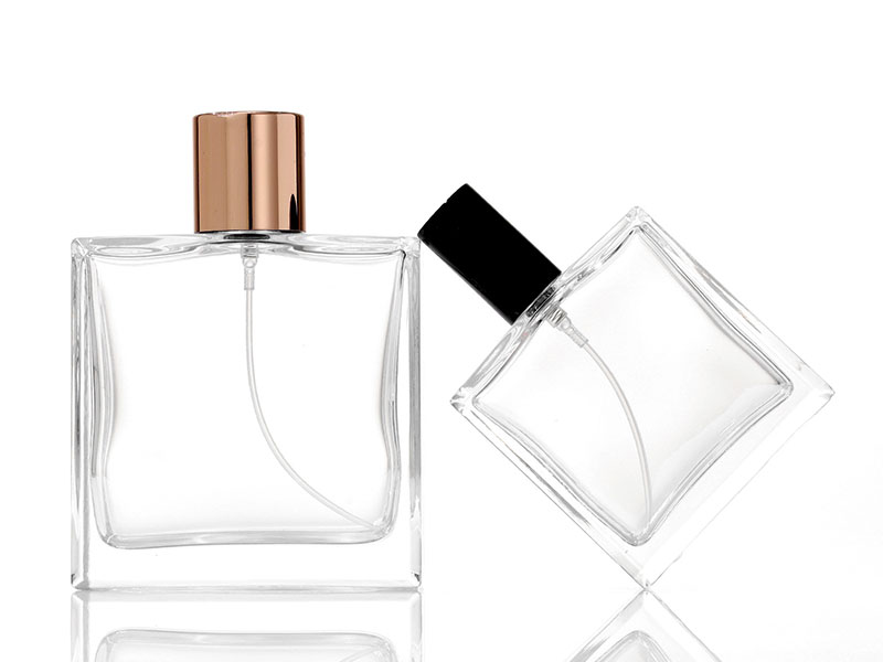 Empty Square Perfume Bottles