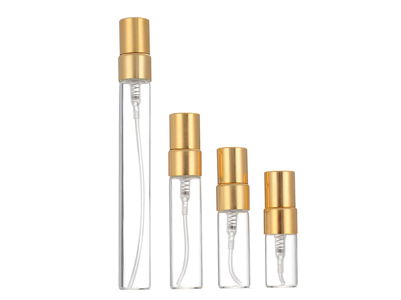 Travel PerfmeSpray Bottles With Gold