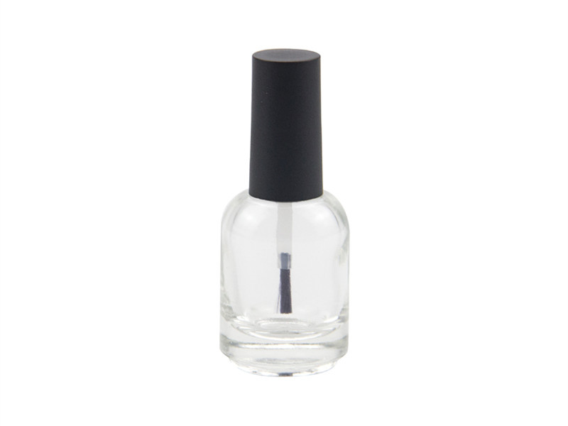 15Ml frosted black cover Empty Nail Polish Bottles wholesale