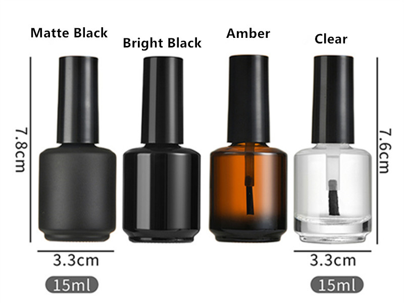 15ML round light-proof Nail Polish Bottles