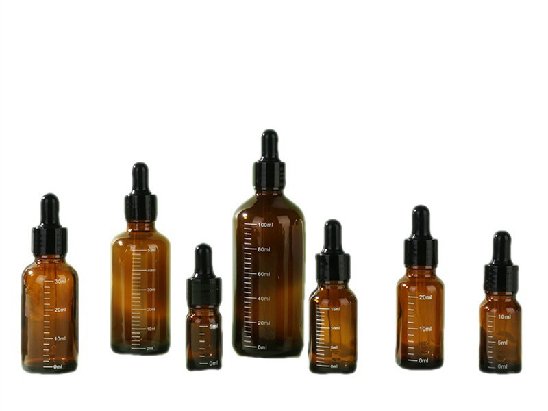 Amber Dropper Bottles