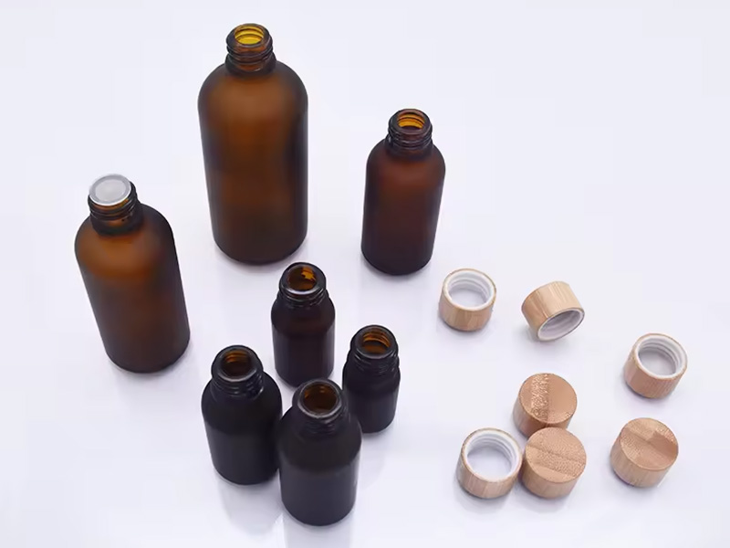 Amber Essential Oil Glass Bottles