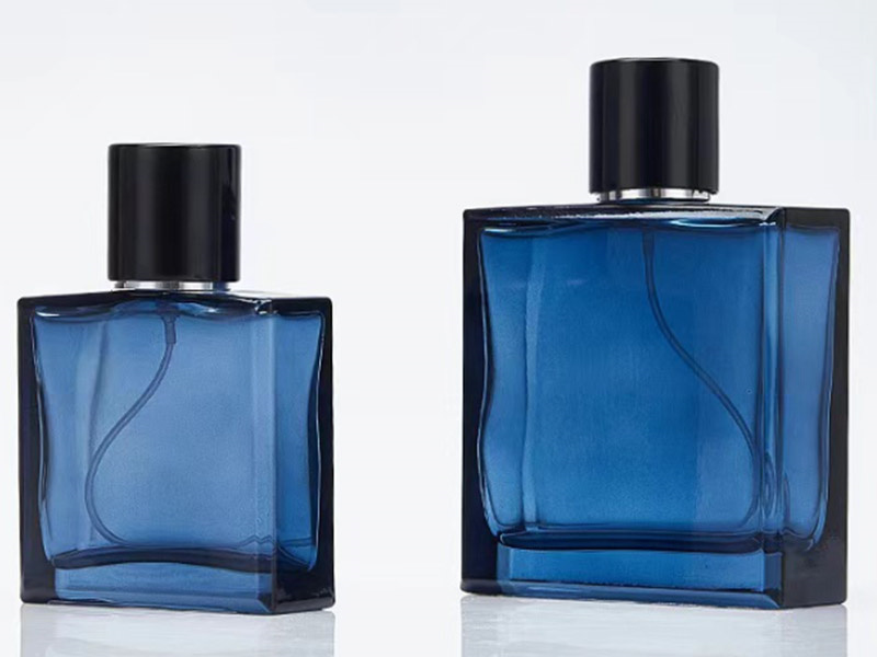 Dark Blue Glass Perfume Bottle 50ml 100ml