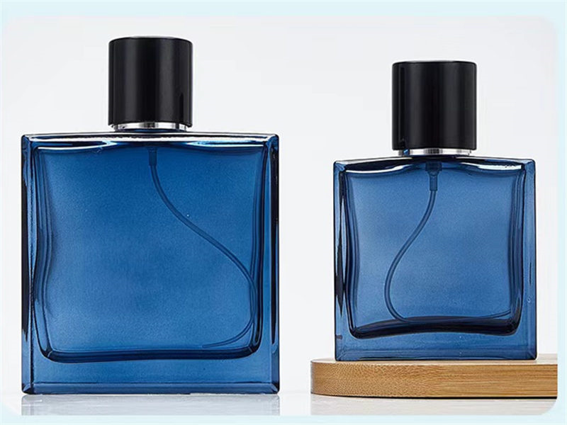 Dark Blue Glass Perfume Bottle 50ml 100ml