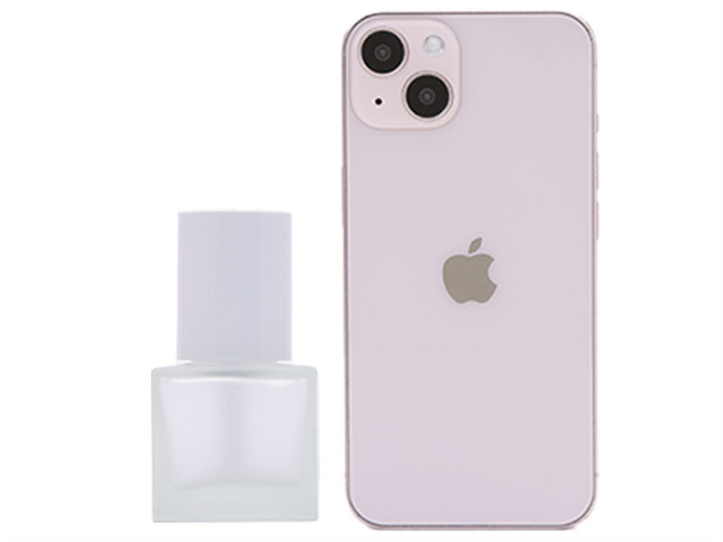 30ml square frosted glass liquid foundation bottle