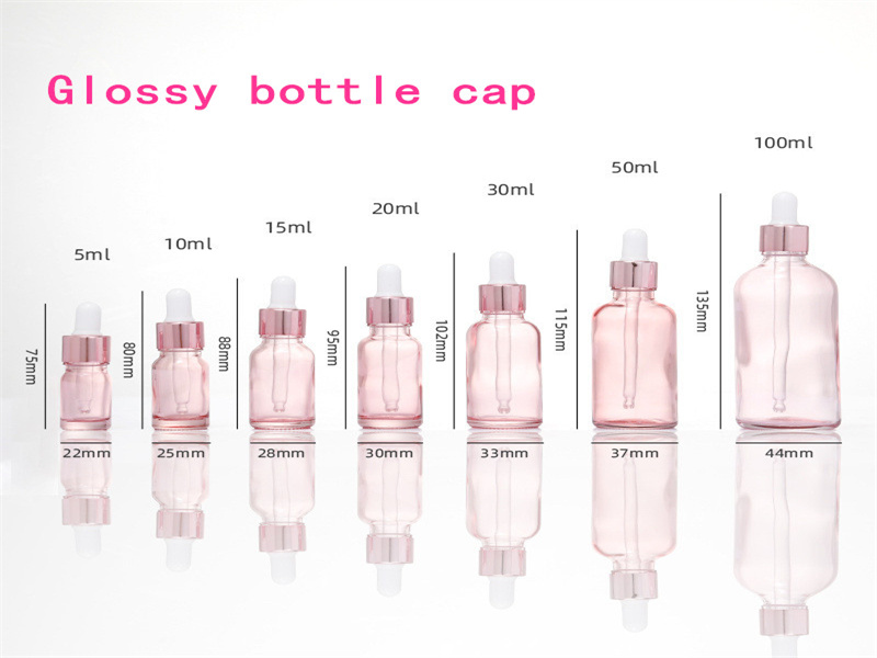 Pink Dropper Bottles