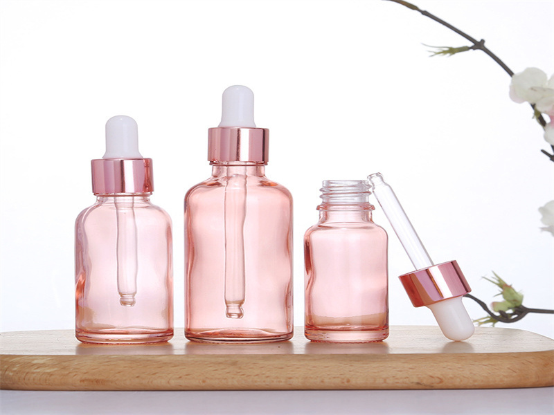 Pink Dropper Bottles