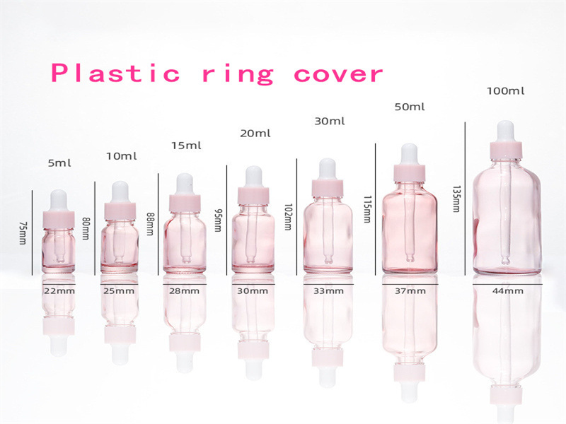 Pink Dropper Bottles