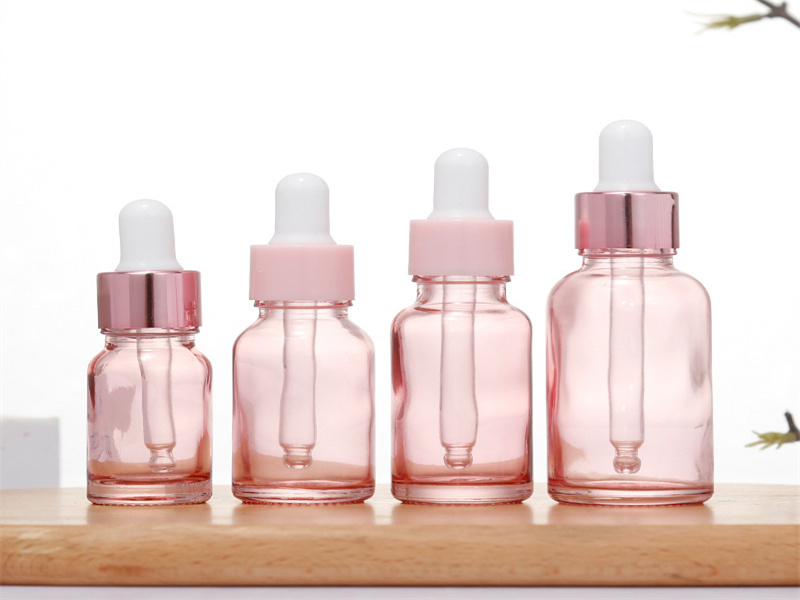 Pink Dropper Bottles