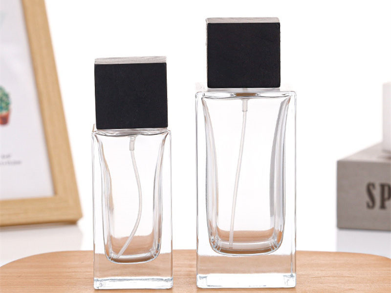 Wholesale 30ml 50ml Rectangular Glass Perfume Bottles