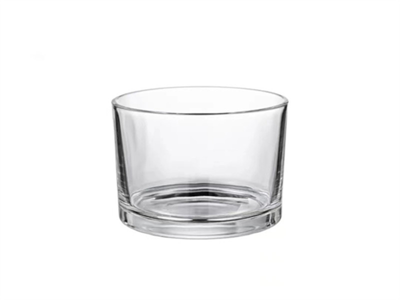 Transparent Glass Simple apothecary candle jars wholesale