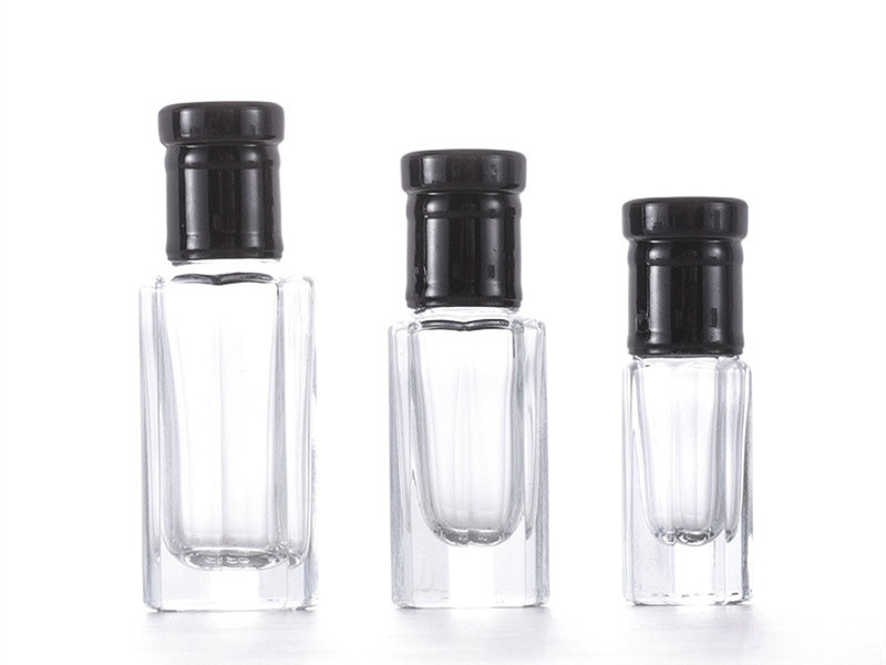 3-12ml Octagonal roller ball essential oil bottles