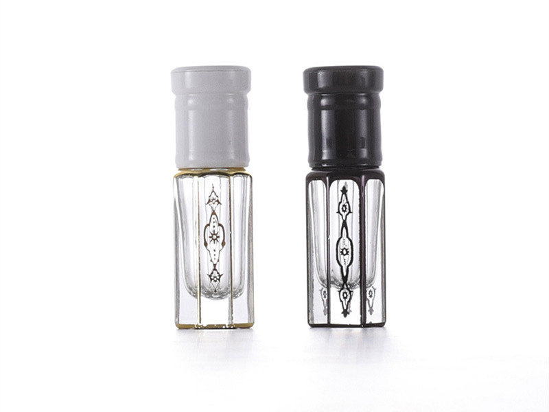 3-12ml Octagonal roller ball essential oil bottles