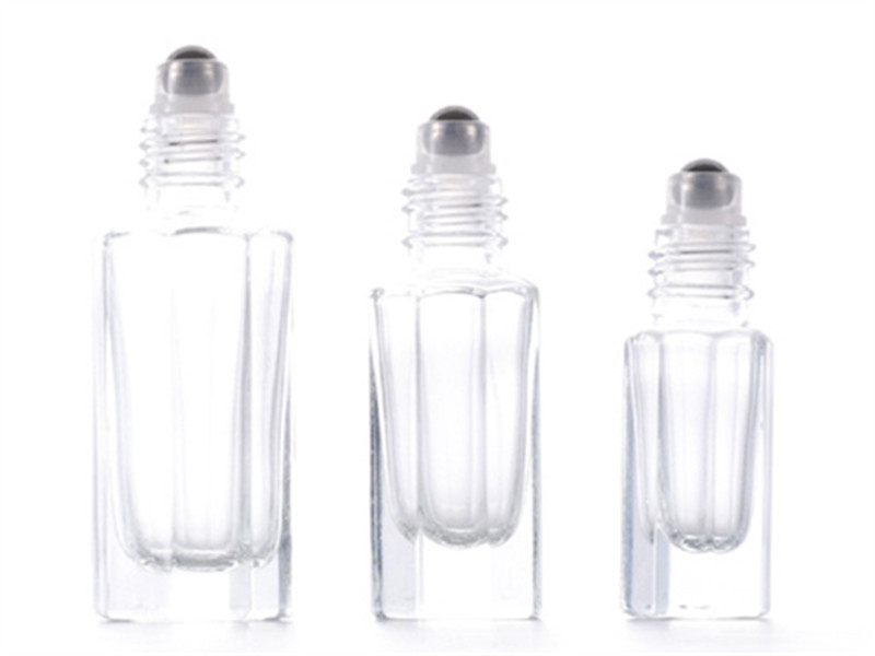 3-12ml Octagonal roller ball essential oil bottles