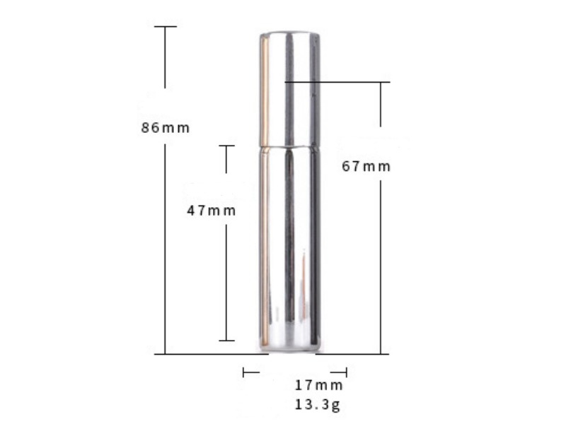 10ML Electroplated Glass Spray Perfume Bottles