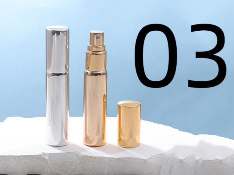 10ML Electroplated Glass Spray Perfume Bottles