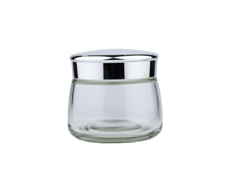 120G Transparent Glass Cosmetic Jar