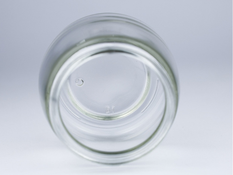 120G Transparent Glass Cosmetic Jar