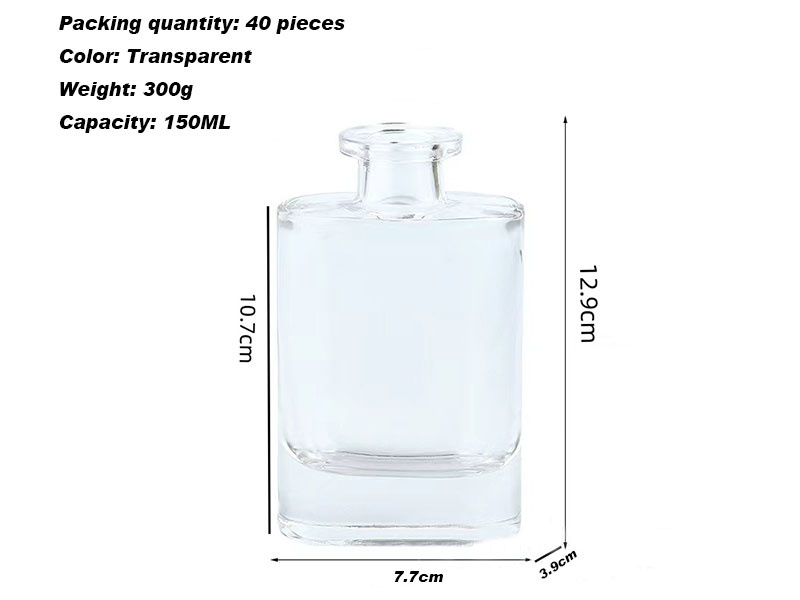 150ML Colored Glass Reed Diffuser Bottle