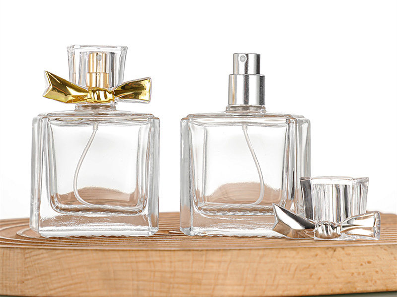 Fashion Bow 50ML Perfume Glass Bottle