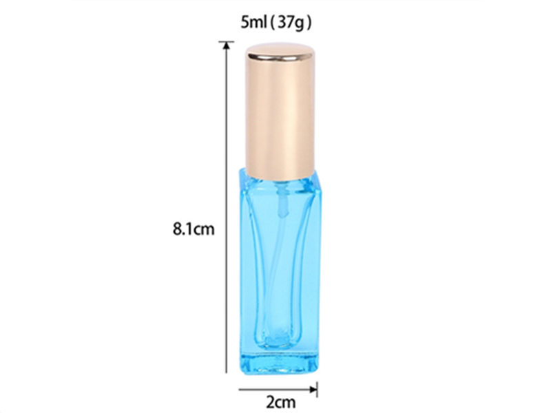 6ML Colorful Glass Perfume Spray Bottle