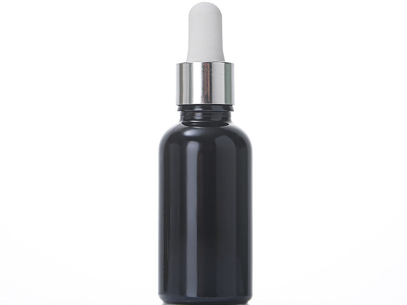 5-100ml Black Glass Dropper Bottles