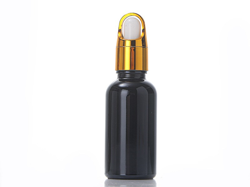 5-100ml Black Glass Dropper Bottles