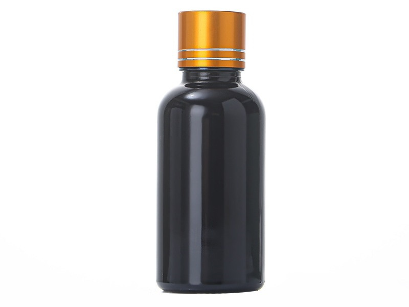 5-100ml Black Glass Dropper Bottles