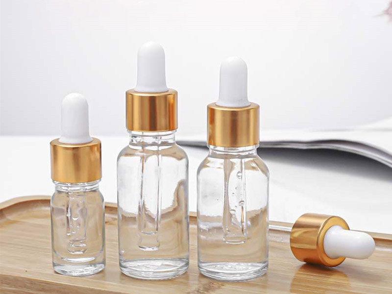 5-100ML Clear Glass Dropper Essential Oil Bottles