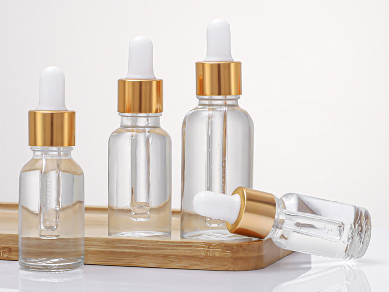 5-100ML Clear Glass Dropper Essential Oil Bottles