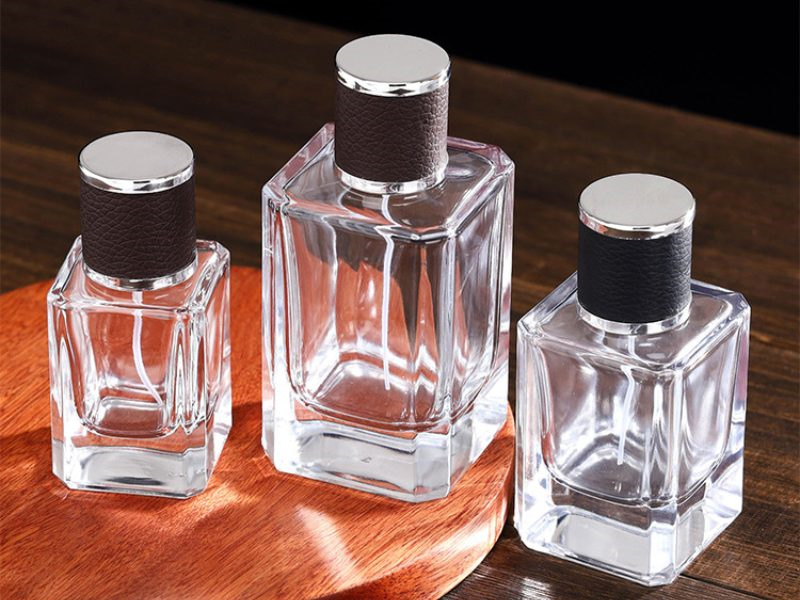 Bayonet Clear Glass Perfume Bottles