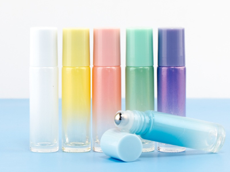 5ml 10ml Colored Glass Roller Ball Bottles