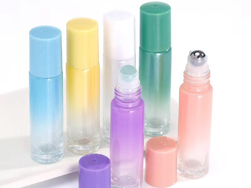 5ml 10ml Colored Glass Roller Ball Bottles