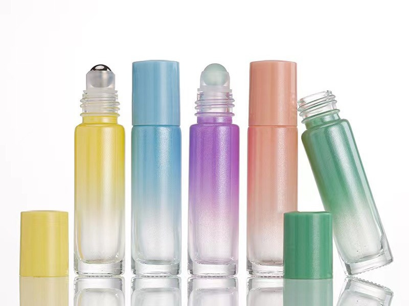 5ml 10ml Colored Glass Roller Ball Bottles