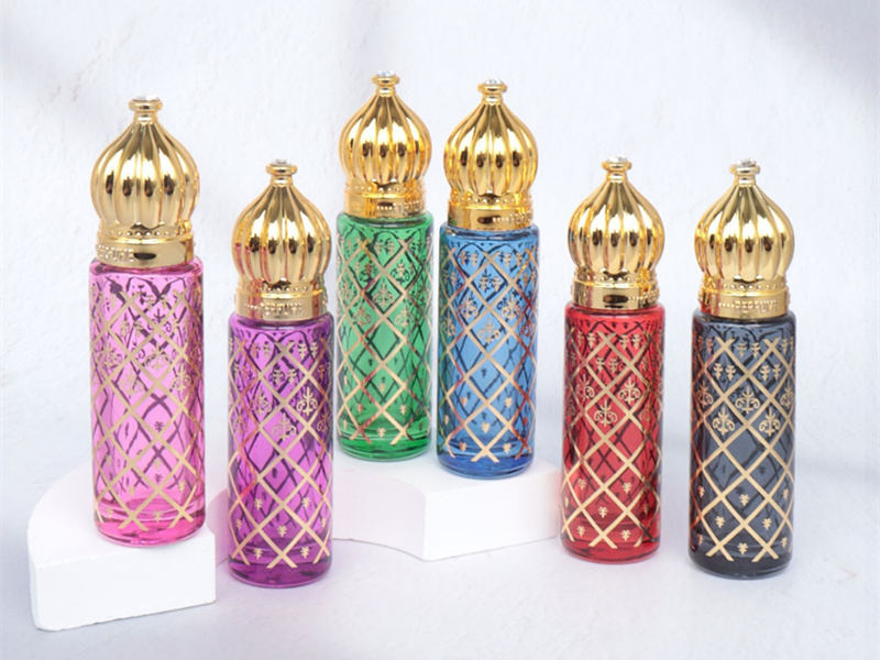 8ML Crown Cap Colored Roller Bottles