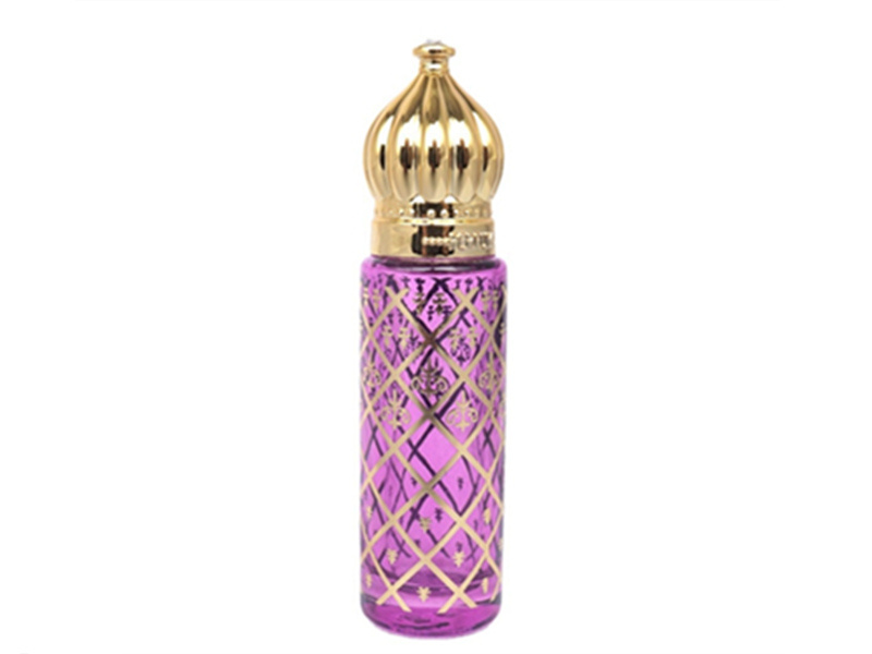 8ML Gold-Stamped Colorful Perfume Bottles