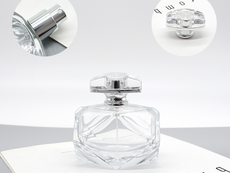 30ML 80ML Diamond Square Perfume Bottle Wholesale