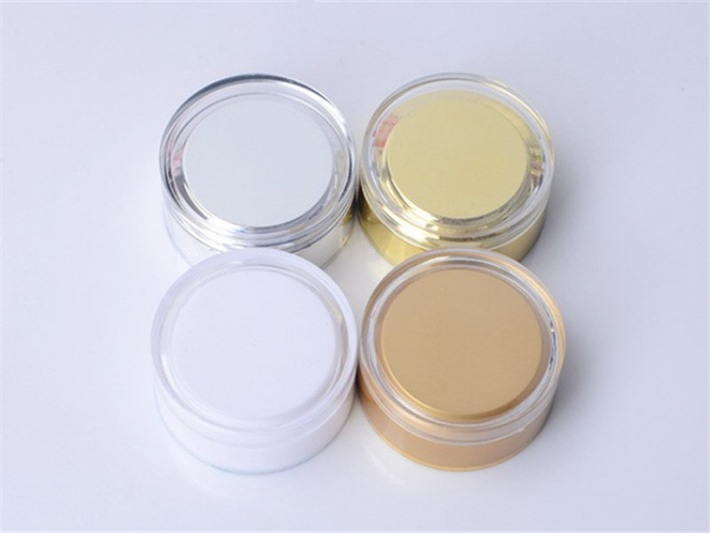 Transparent Frosted Glass Face Cream Cosmetic Jar