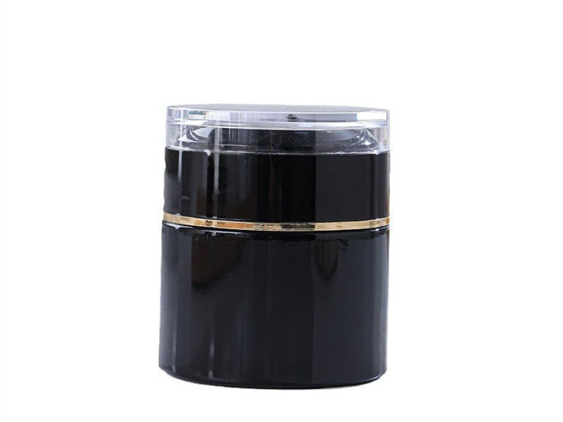 Transparent Frosted Glass Face Cream Cosmetic Jar