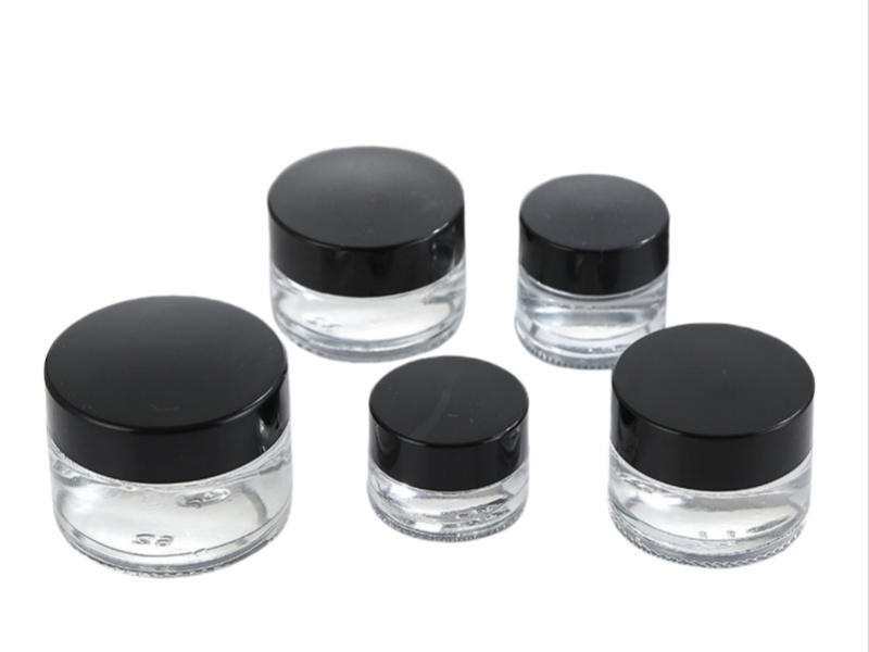 5-100g Glass Cosmetic Cream Jar