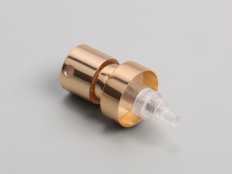 Gold perfume spray pump head