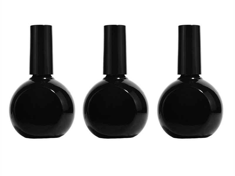 30ML Black Oblong Large Nail Polish Bottle